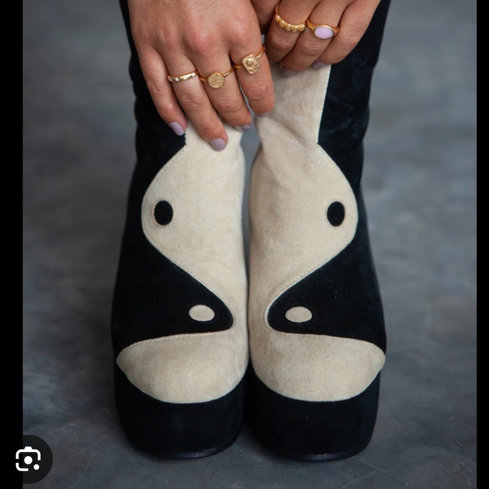 Balm Wears The Ying Yang Gogo Boots